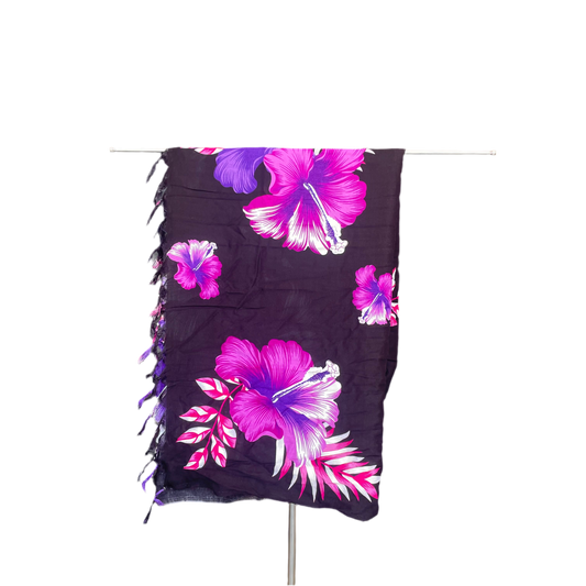 Sarong (Color/ White Floral)